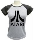 Camiseta Babylook Atari Games