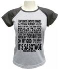 Camiseta Babylook Beastie Boys Sabotage