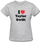 Camiseta Babylook Feminina I Love Taylor Swift Estrela Americana - Camisa