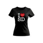 Camiseta babylook i love soundigital pt gg