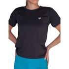 Camiseta Babylook Poliéster Leve Casual Fitness Confort Feitiço