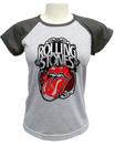 Camiseta Babylook Rolling Stones