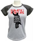 Camiseta Babylook Simple Minds ( Clube Dos Cinco) Filme