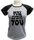 Camiseta Babylook Star Wars Feminina