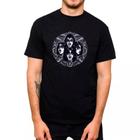 Camiseta Banda Kiss Manga Curta Gola Redonda Premium Masculina Macia