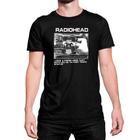 Camiseta Banda RadioHead Psicodelico Black Basica Algodao