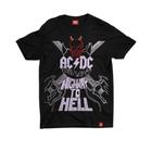 Camiseta Banda Rock  AC DC - Skull Red