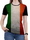 Camiseta Bandeira da Italia PLUS SIZE Feminina Blusa