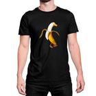 Camiseta Basica Algodão Banana Andando Descascada Ganso Pato