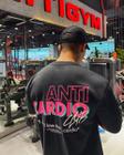 Camiseta Básica Algodão oversized not cardio maromba academia treino