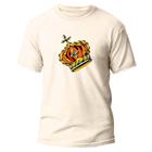 Camiseta Básica Algodão Premium Estampa Digital Coroa Rei