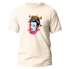  Camiseta Basica Algodão Premium Estampada Zombie Gueixa