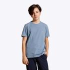 Camiseta Básica Azul Jeans Infantil Masculina Banana Danger 52101