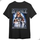 Camiseta Básica Cantora Beyonce Album Show Turne Musicas Fã