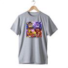 Camiseta Básica Five Night At Freddys Jogo Terror Game Over