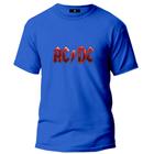 Camiseta Básica Gola Redonda Tshirt Banda De Rock ACDC