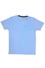 Camiseta Básica Infantil Masculina Azul Claro - Brink Link