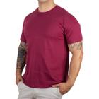 Camiseta Básica Lisa Masculina Manga Curta Algodão Slim Fit Diversas Cores