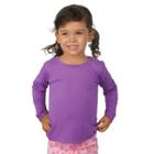 Camiseta Básica Manga Longa Blusa Infantil Criança