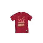 Camiseta Básica Masculina Estampada Vermelha T961A - Starter