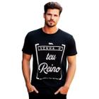 Camiseta Básica Masculina Moda Evangélica Gospel Cristã Venha Teu Reino