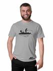 Camiseta Básica Masculina Pescaria Caiaque Pesca