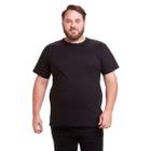 camiseta Básica Masculina Plus Size Algodão