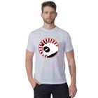 Camiseta Básica Masculina Slim Manga Curta Gola Careca Estampa Panda Ranma Personalizado Algodão Premium