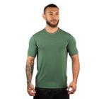 Camiseta basica modal verde musgo