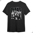 Camiseta Básica Tumblr Vintage Titãs Encontro Fã Show Brasil