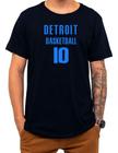 Camiseta Basquete Detroit Basketball Número 10 Esportiva - Loja Click Campus