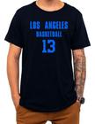 Camiseta Basquete Los Angeles Basketball Número 13 Esportes