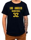 Camiseta Basquete Los Angeles Basketball Número 32 Esportiva