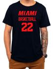 Camiseta Basquete Miami Basketball Número 22 Esportiva - Loja Click Campus