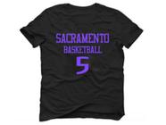Camiseta Basquete Sacramento Esportiva Camisa Academia Treino Basketball