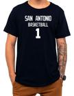 Camiseta Basquete San Antonio Basketball Número 1 Esportiva