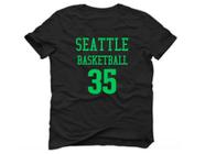 Camiseta Basquete Seattle Esportiva Camisa Academia Treino Basketball