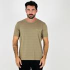 Camiseta Baumgarten Listrada Manga Curta Masculina