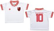 Camiseta Bebê Flamengo Branca - Torcida Baby
