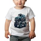 Camiseta Bebê Manga Curta Estampado Carros