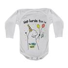 Camiseta Bebê Manga Curta Estampado Flork Parabéns