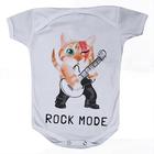 Camiseta Bebê Manga Curta Estampado Rock