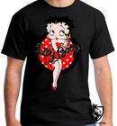 Camiseta Betty Boop Blusa criança infantil juvenil adulto camisa todos tamanhos