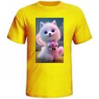 Camiseta Bichinhos carinhosos Gatinho fornecedor M& Presentes