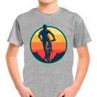 Camiseta Bike Bicicleta Ciclismo Cinza Infantil01 - DESIGN CAMISETAS