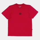 Camiseta Billabong Juvenil B471T0987 Bracket Wave - Vermelho