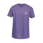 Camiseta Billabong Small Arch Emp Masculino - Roxo