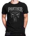Camiseta Black Panther Pantera Negra Camisa Geek Hero