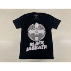 Camiseta Black Sabbath Cruz Banda de Rock Preto Bof5026 BRC