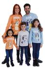 Camiseta Bluey Muffin de manga comprida para meninos 3T